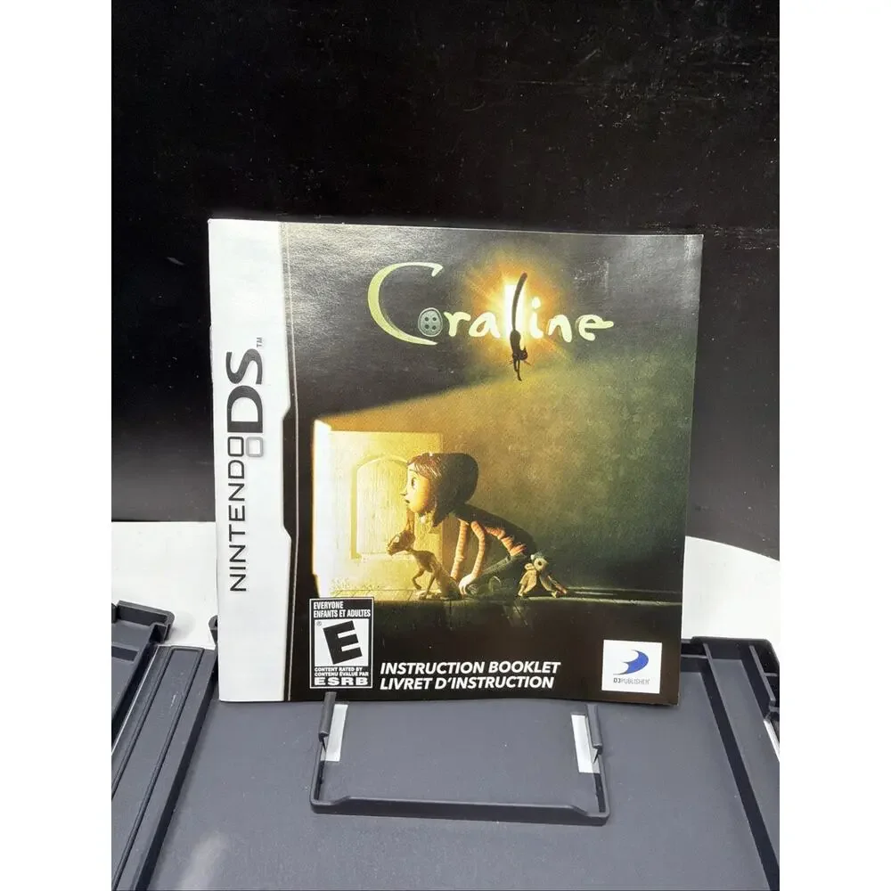 Coraline (Nintendo DS) Case, Manual & Insert ONLY! NO GAME! EX Condition!